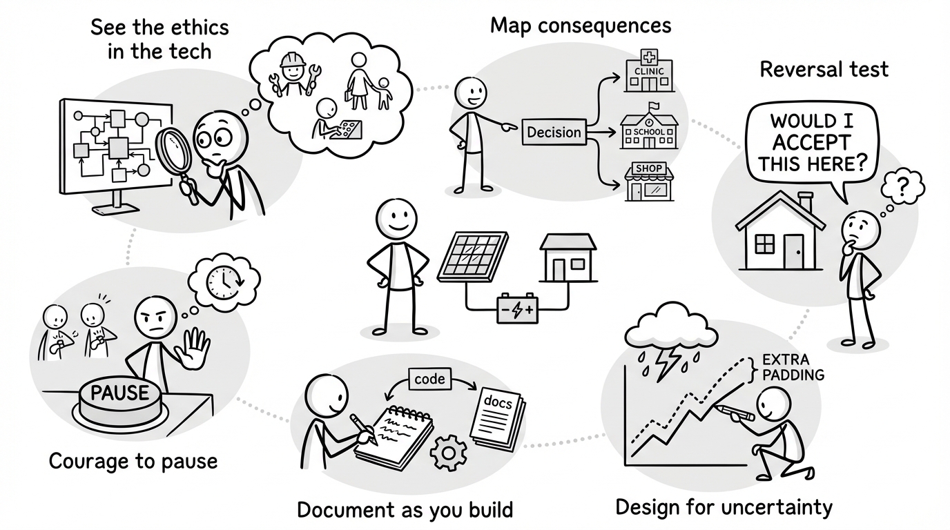 Ethics at the Edge of the Grid: Where Energy Infrastructure Meets Moral Infrastructure